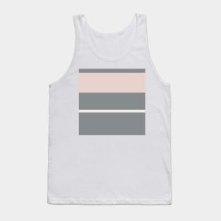 A pleasant pattern of Very Light Pink, Grey, Gray (X11 Gray) and Light Grey stripes. Tank Top